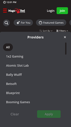 Développeurs du jeu mobile Magic Red Casino