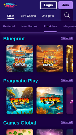 Desarrolladores de juegos móviles de Magical Vegas Casino