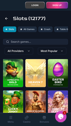 Мобильные игры казино Magicianbet