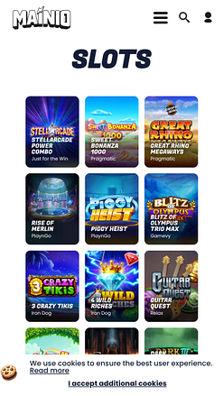 Mainio Casino Mobile Games