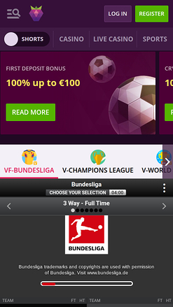 Deportes virtuales móviles del Casino Malina