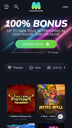 Mammon Casino Mobile Games