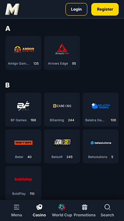 Разработчики игр MaxCasino, мобильная версия