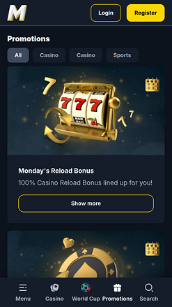 Мобильные акции MaxCasino