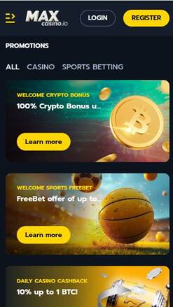Promotions MaxCasino