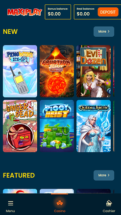 Мобильные игры казино Maxiplay