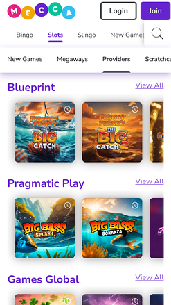 Mecca Bingo Casino Mobile Game Developers