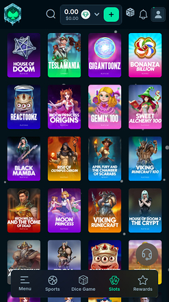 Jeux mobiles de casino Mega Dice