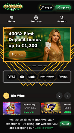 Giochi per dispositivi mobili del casinò Megawaysvip