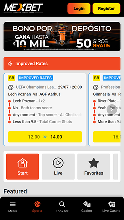 Mexbet Casino Mobile Sports