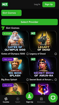 Jeux de casino Mi7