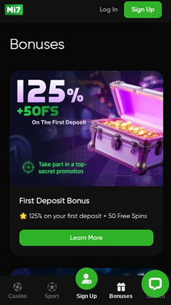 Promotions du casino Mi7