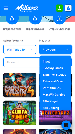 Millionz Casino Mobile Game Developers