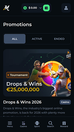 Promociones de Minebit Casino para móviles