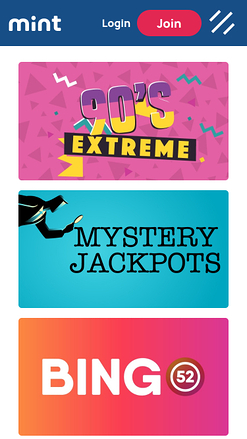 Mint Bingo Casino Mobile Bingo