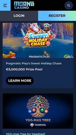 Promotions mobiles du casino Moana