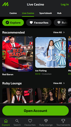 Mobilebet Casino Mobile Live-Händler