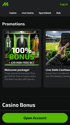 Mobile Bet Casino-Mobile-Aktionen