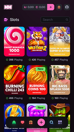 Jeux de casino MoeMoe Mobile