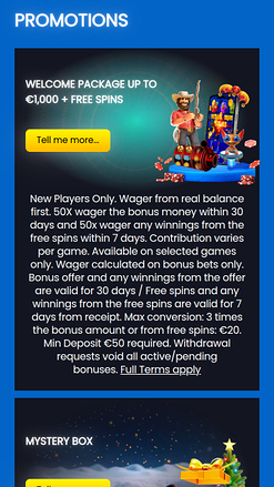 Monster Casino Mobile-Aktionen