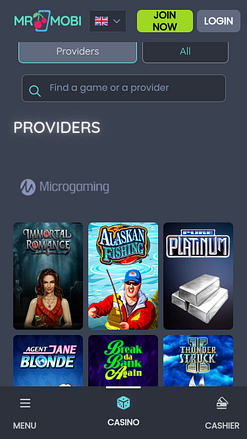 Mr Mobi Casino Mobile Game developers