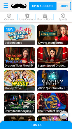 Casino mobile Mr Play avec croupier en direct