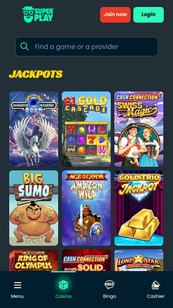 Jackpot mobile du casino Mr SuperPlay