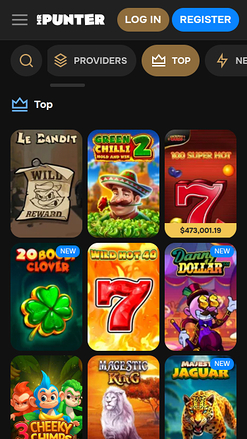 MrPunter Casino Mobile Games