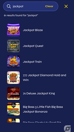 Jackpot mobile del casinò MrRun