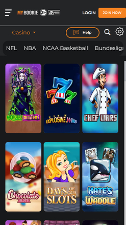 Jackpot mobile del casinò MyBookie