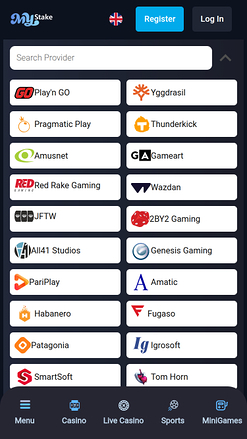 Développeurs de jeux mobiles de casino MyStake