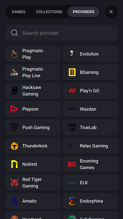 Développeurs de jeux mobiles N1 Casino