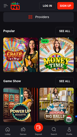 N1 Casino Mobile Croupier en direct