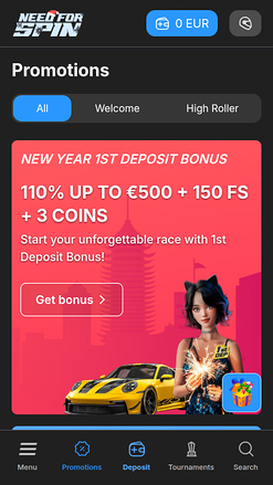 Bedarf an mobilen Werbeaktionen von Spin Casino