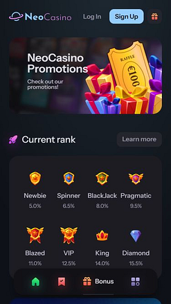 NeoCasino Mobile-Aktionen