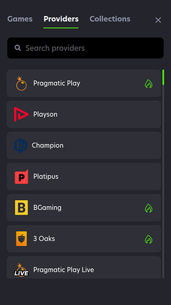 Desarrolladores de juegos móviles de Neospin Casino