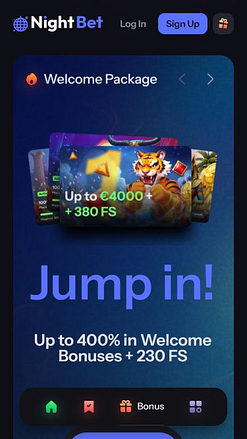Promotions mobiles du casino NightBet