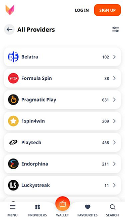 Desarrolladores de juegos móviles de Nika Casino