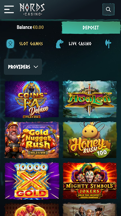 Nords Casino Mobile Games