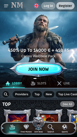 Norsemania Casino モバイルホームページ