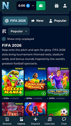 Norsewin Casino Mobile Football games
