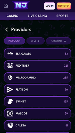 Разработчики мобильных игр для казино NovaJackpot