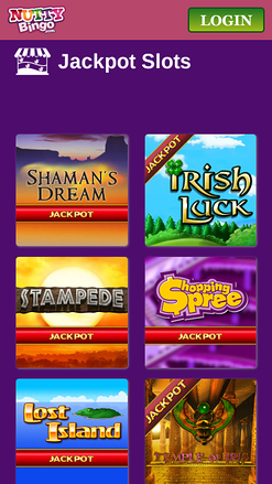 Jackpot mobile del casinò Nutty Bingo