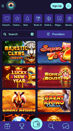 Jackpot mobile du casino Ocean Breeze