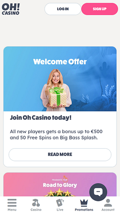 Promotions Oh Casino Mobile