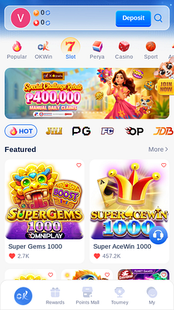 OKBet Casino Jackpot Mobile