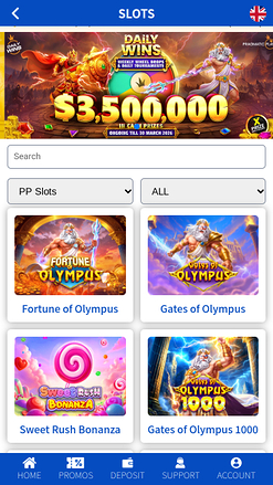 Juegos móviles del casino Ole777