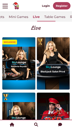 Online Bingo mobile avec croupier en direct