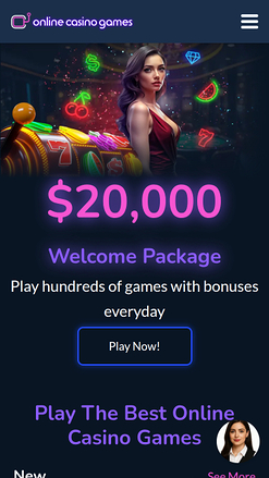 Startseite für mobile Online-Casinospiele