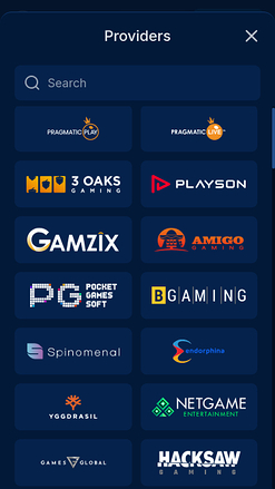 Sviluppatori di giochi per dispositivi mobili Only Win Casino